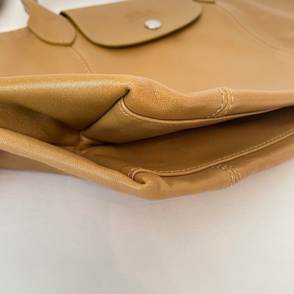 Longchamp Le Pliage Cuir Lambskin CUMIN small leather bag - Picture 9 of 16